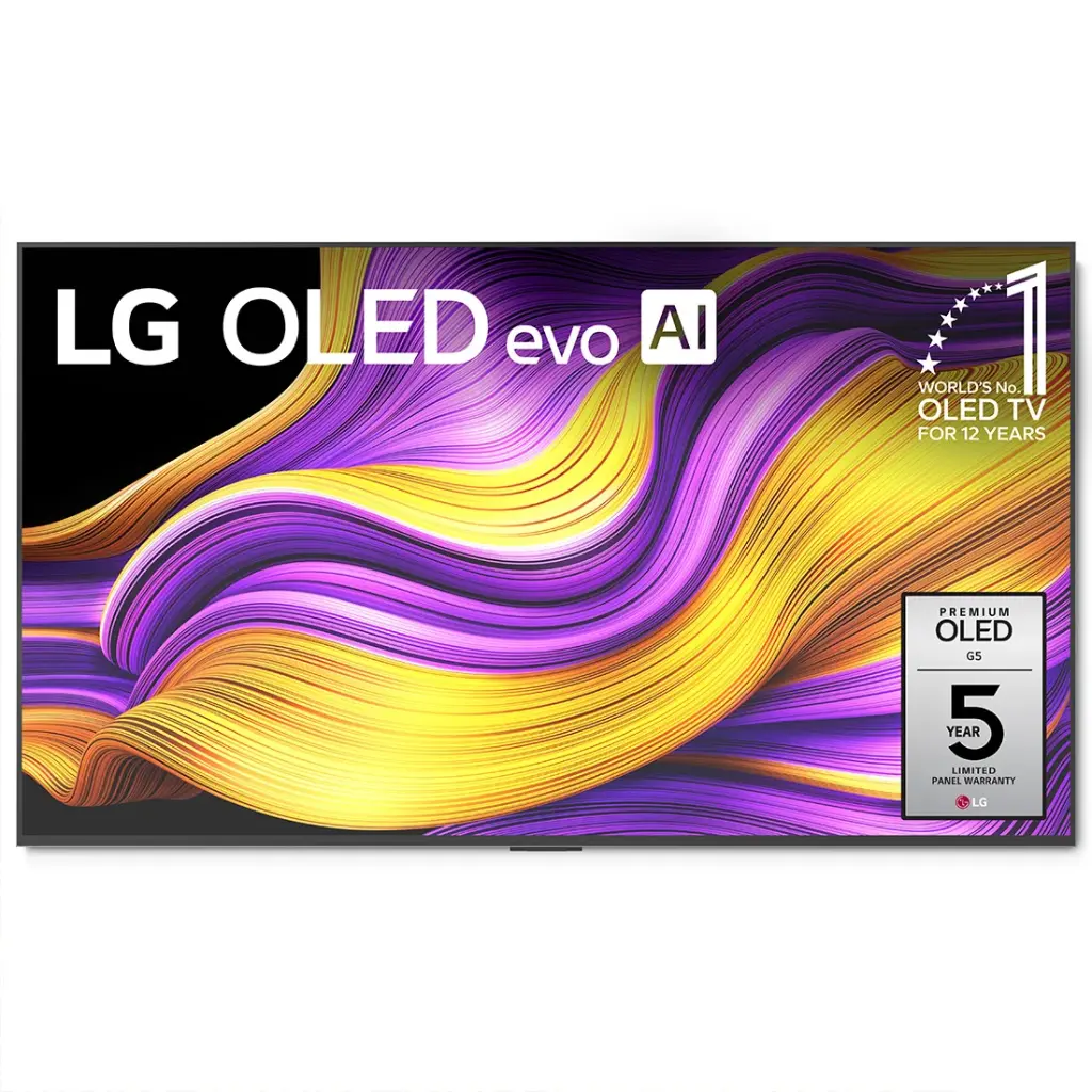 LG 77" OLED evo AI G5 4K Smart TV 2025 OLED77G5WUA